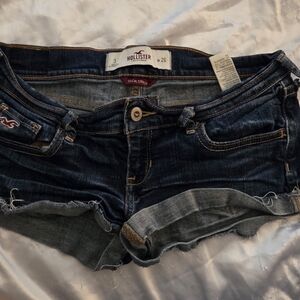 Hollister Indigo Denim Cutoff Shorts